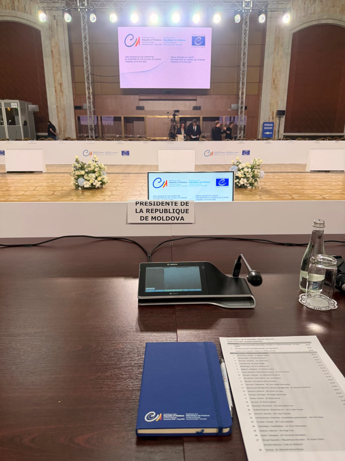 135th Session of the Committee of Ministers, Council of Europe — Chișinău