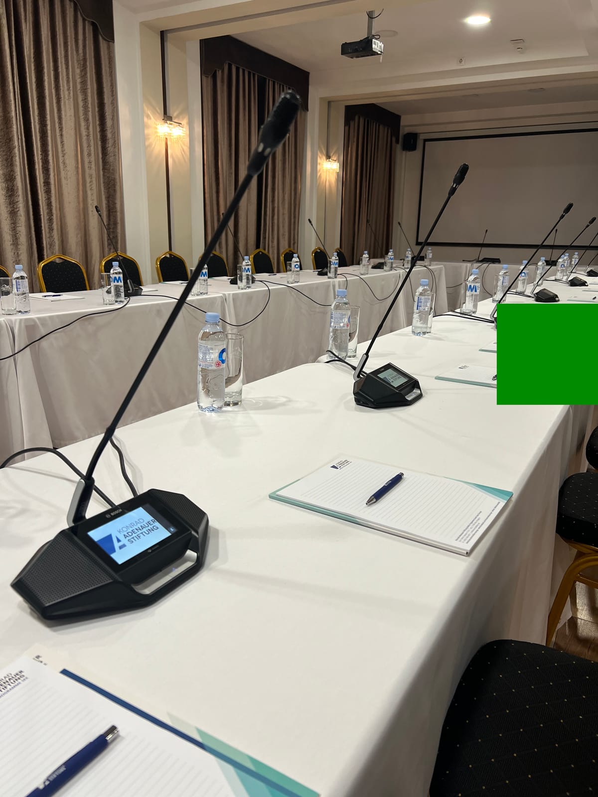 DICENTIS conference system for a Konrad Adenauer Stiftung event