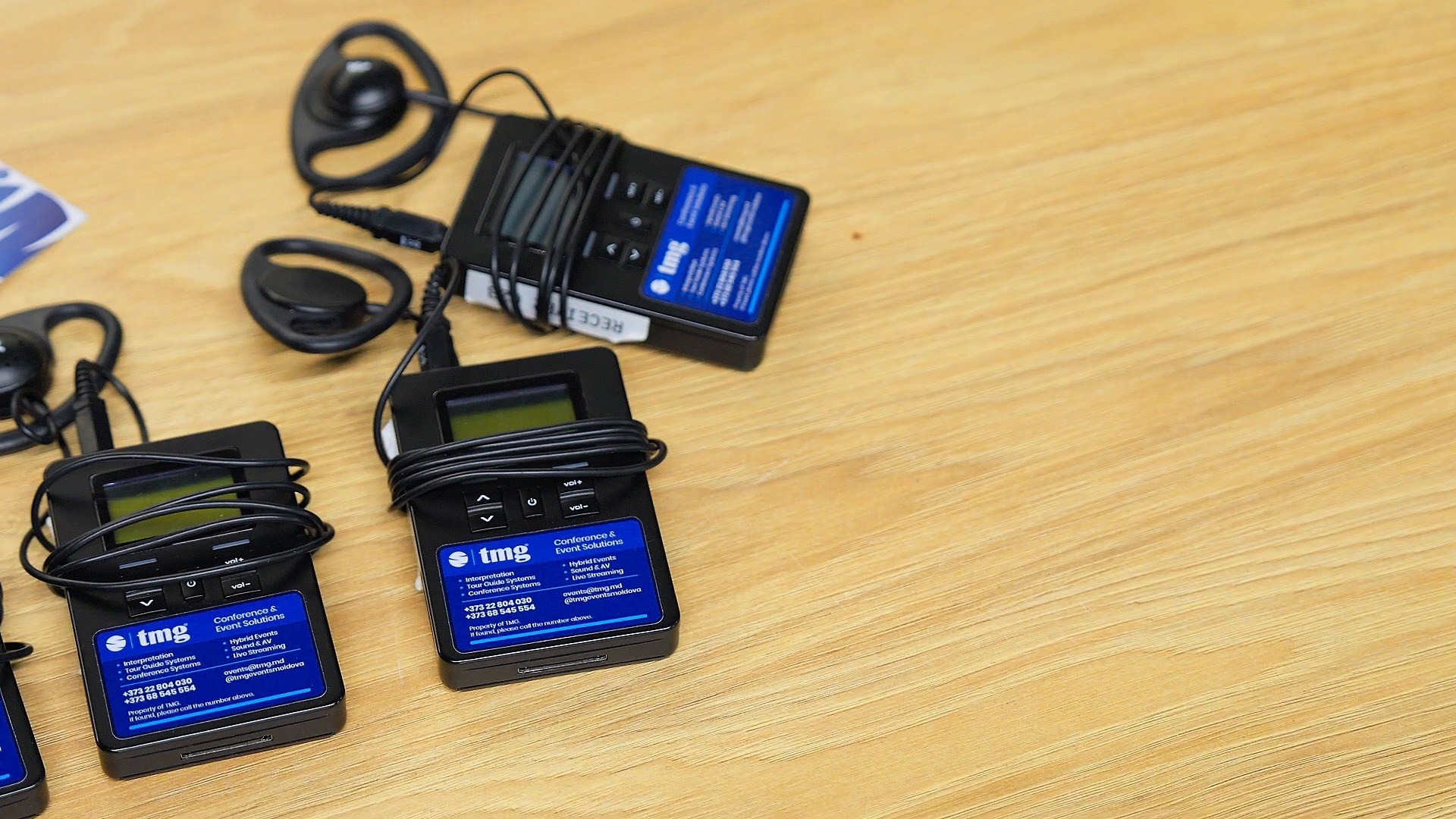 TMG receivers and headsets for AI translation at MDNOG 2026